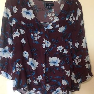 NEGOTIATIONS OPEN Gap Floral Top